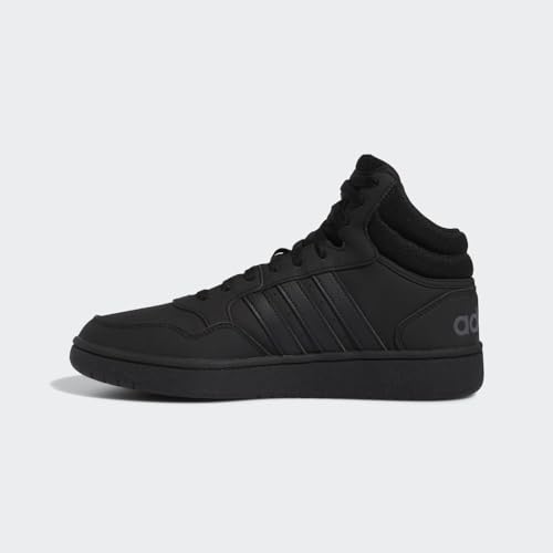 Men's Hoops 3.0 Mid Black/Black/Grey 9.5