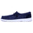 Men's Comfort Loafers, Lace-Up Boat Shoe, Lightweight Casual Stretch Sneaker-Rushford-Blue Navy 1-10