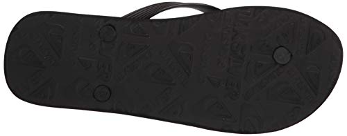 Men's Molokai 3 Point Flip Flop Sandal, Black/RED/Green, 9