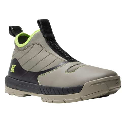 Yardwear | Jax | Water Resistant and Slip Resistant | Easy Pull-on Outdoor Shoe– Grey/Green