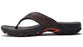 Mens Flip Flop Indoor and Outdoor Thong Sandals Beach Slippers Brown 2, 11 Men