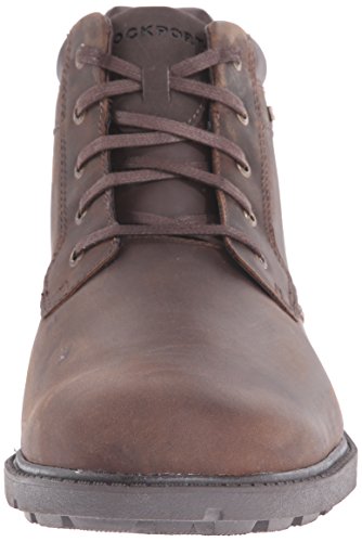 Mens Storm Surge Water Proof Plain Toe chukka boots, Tan, 9.5 US