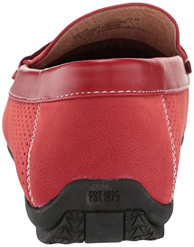 Mens Corby Slip on Driving Style Loafer, Red, 10 US