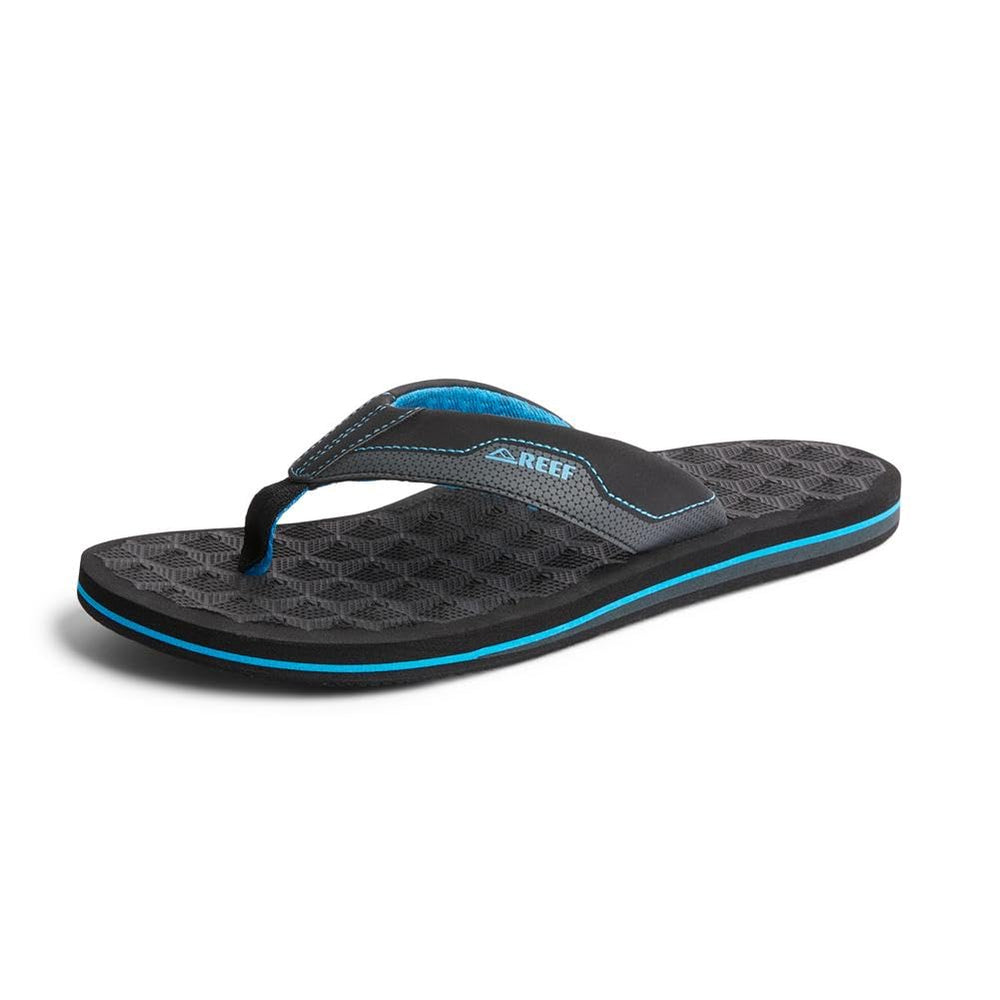 Men's The Ripper Flip-Flop, Black/Blue, 10