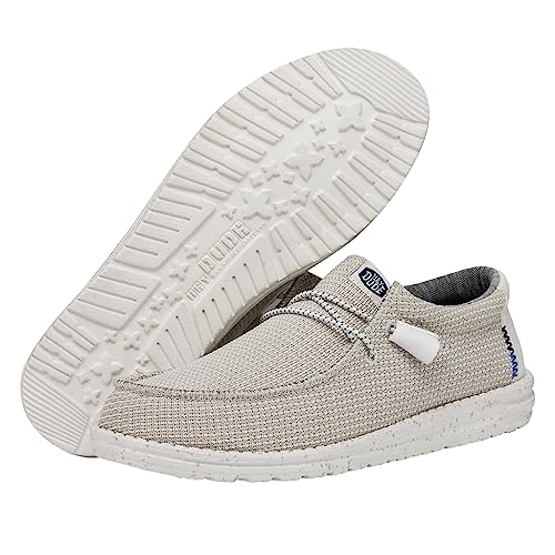 Wally Sport Mesh White Size 10 | Men's Shoes | Men's Slip On Loafers | Comfortable & Light Weight