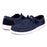 Men's Comfort Loafers, Lace-Up Boat Shoe, Lightweight Casual Stretch Sneaker-Rushford-Blue Navy 1-10