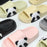 Couple Home Slippers Sandals House Shoes Summer Shower Slippers Soft Sole Cute Cartoon Panda Print Indoor Shoes Beach Slippers Bathroom Shoes for Women Men, Pink, 6-7 Women/4-5.5 Men