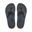 Men's The Ripper Flip-Flop, Black/Blue, 10