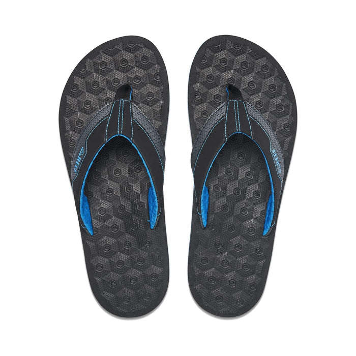 Men's The Ripper Flip-Flop, Black/Blue, 10